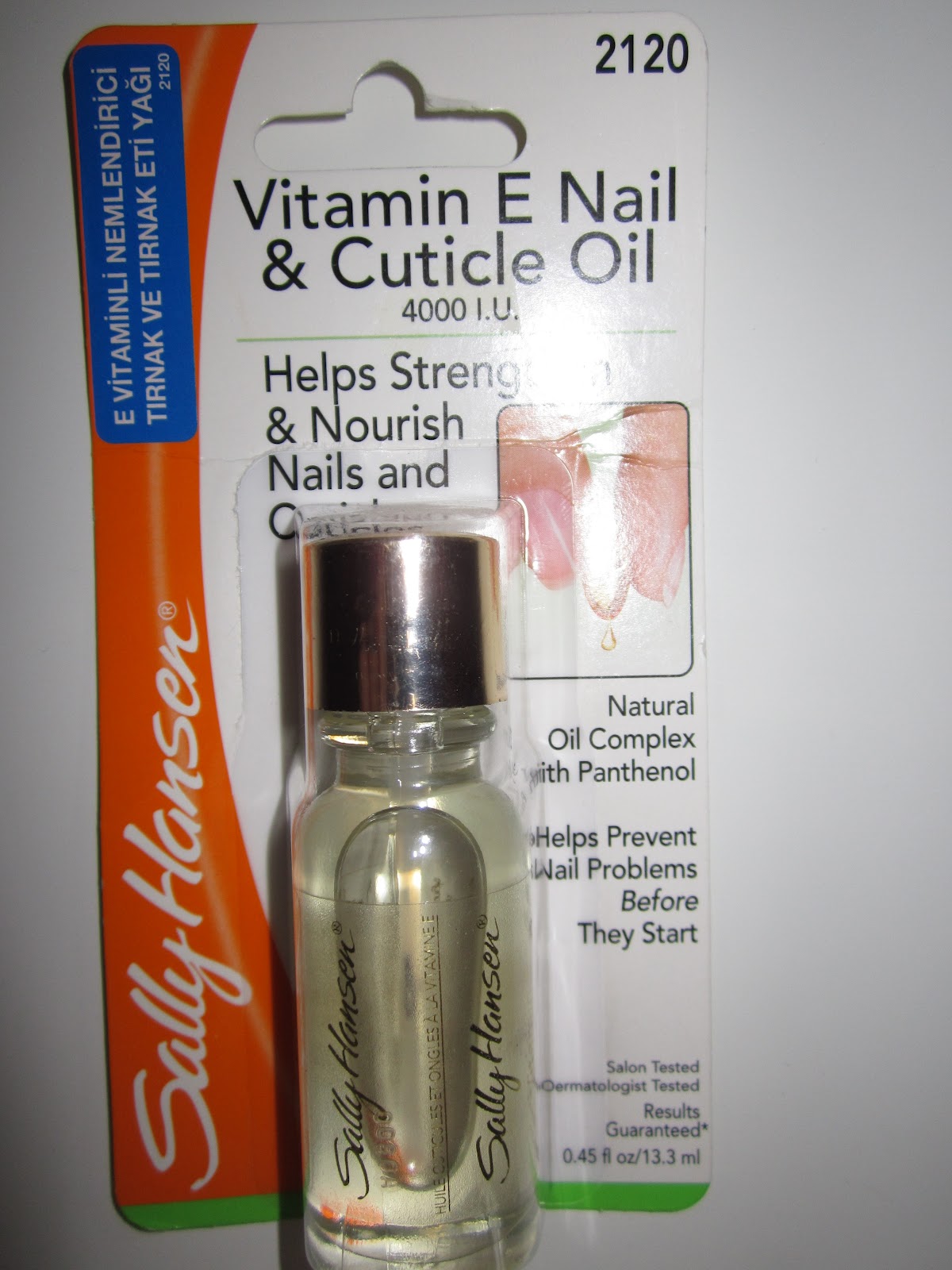 nutellayiyorum Sally Hansen Vitamin E Nail&amp; Cuticle Oil Tırnak ve