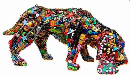 Recycled art project ideas