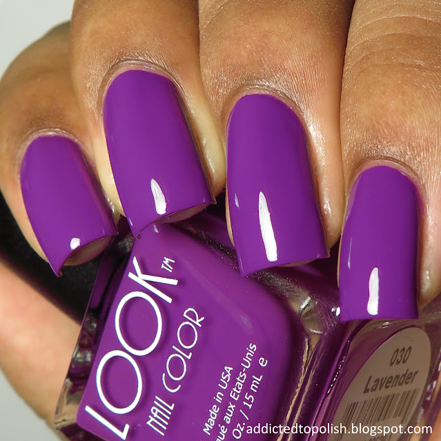 look nail color lavender
