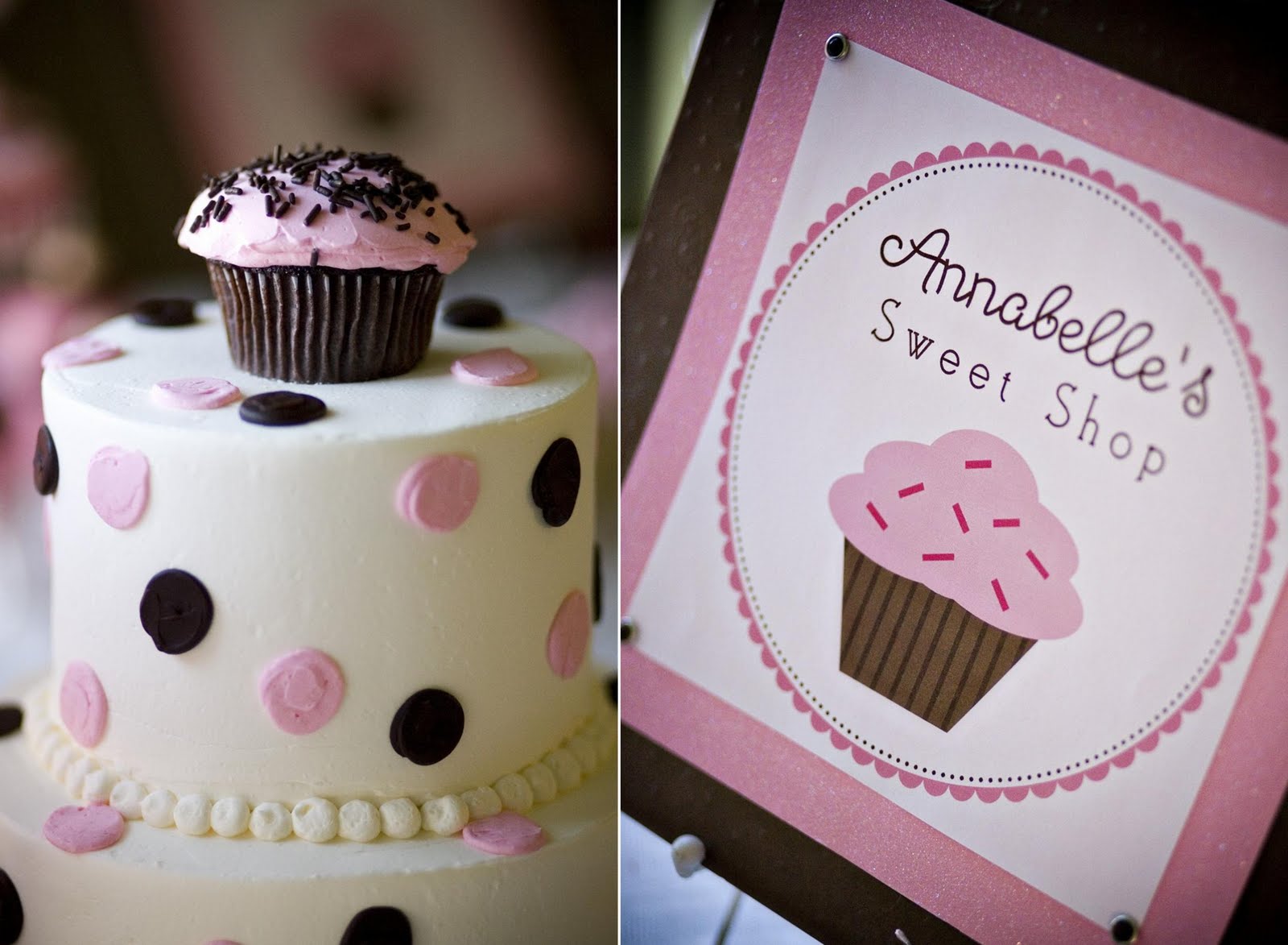 Sheek Shindigs {Real Parties} A Cupcake Themed First Birthday Party