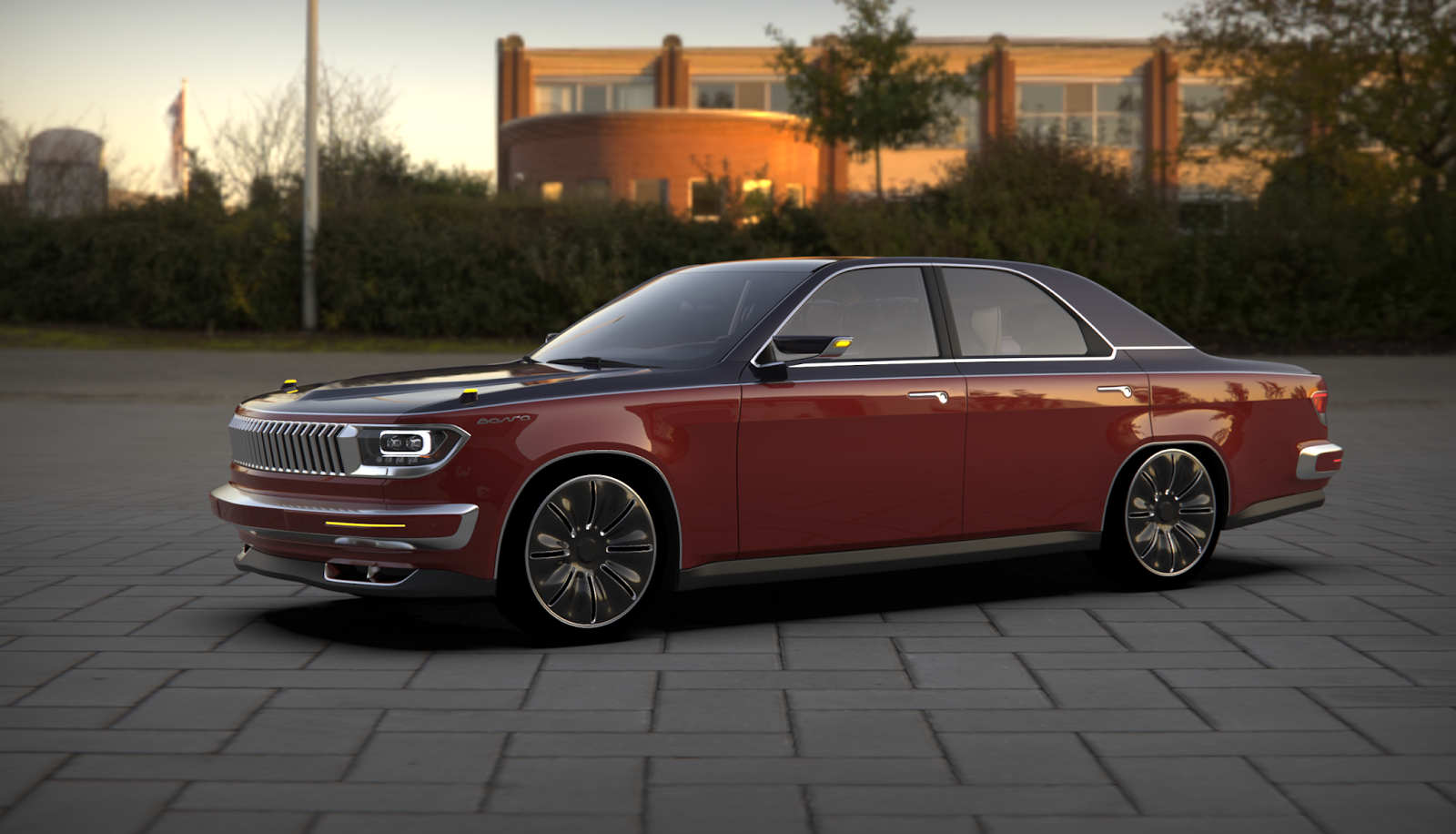 3d modeling & visualisation Volga 24 concept