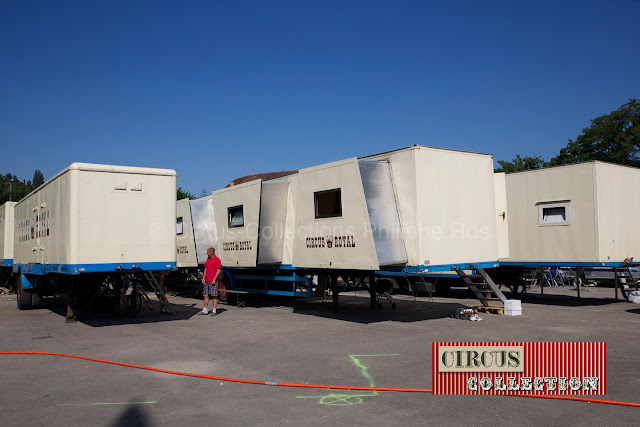 camions semi-remorques  couchettes du cirque gars Royal