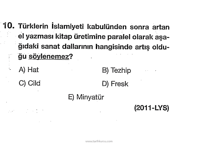 6 Yerlesme Ve Devletlesme Surecinde Selcuklu Turkiyesi Cikmis Osym Sorulari