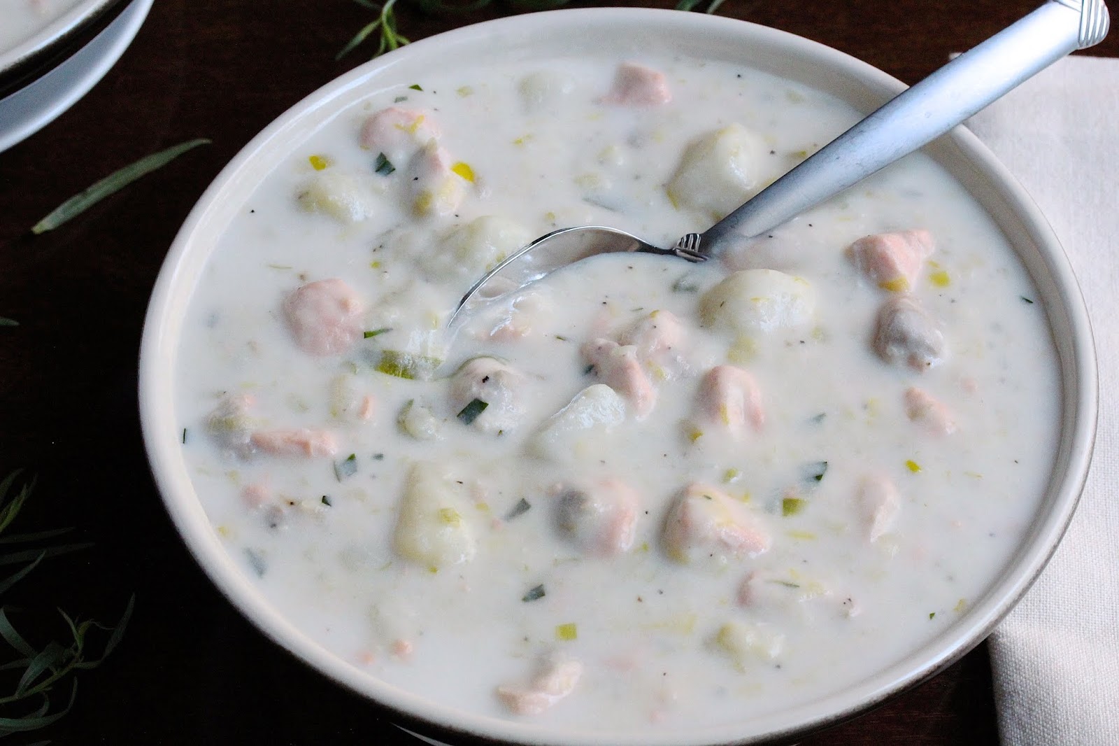 EASY SALMON LEEK CHOWDER In Good Flavor Great Recipes Great Taste