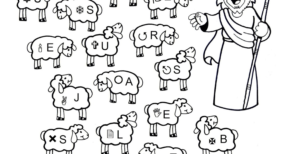 El Rincón de las Melli: DESCUBRE EL MENSAJE: Jesús es el Buen Pastor