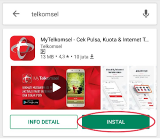 Cek Kuota Telkomsel Melalui Aplikasi My Telkomsel