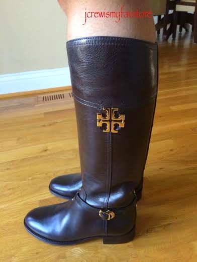 Tory Burch Eloise Riding Boots in Coconut - Really Rynetta