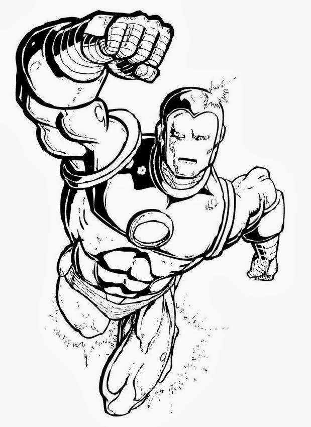 ultimate avengers coloring pages - photo #9