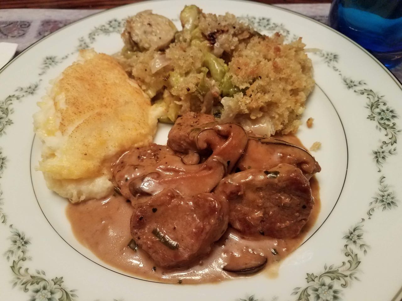 The Roediger House Meal No. 2309 Pork Medallions with GingerShiitake