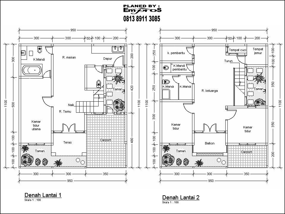 GAMBAR LAYOUT (DENAH BANGUNAN) | CV.EMPROS kontraktor