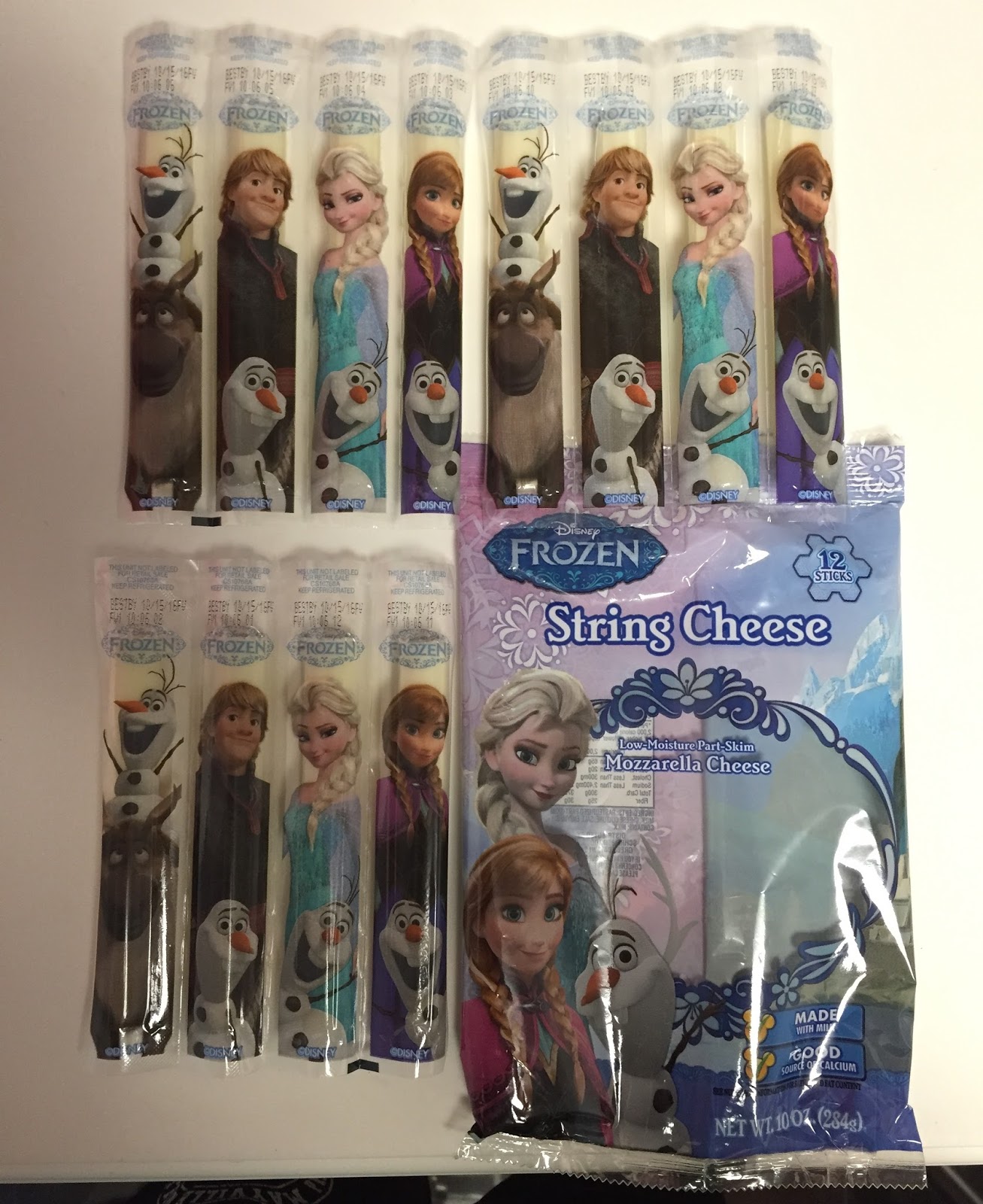 Frozen String Cheese / アナと雪の女王 ストリングチーズ I'm Made of Sugar! Chihiro