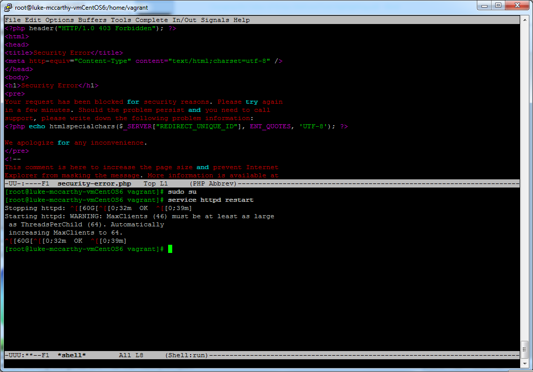 Change the Colour of Emacs Shell Prompt and Font Highlighting