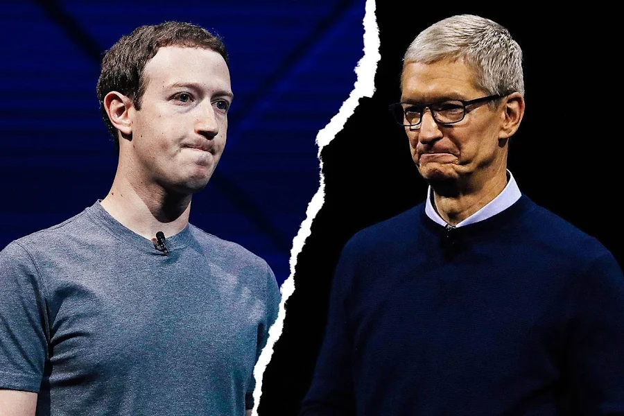 Facebook confirmed Mark Zuckerberg's beef with Apple CEO Tim Cook in an official company statement