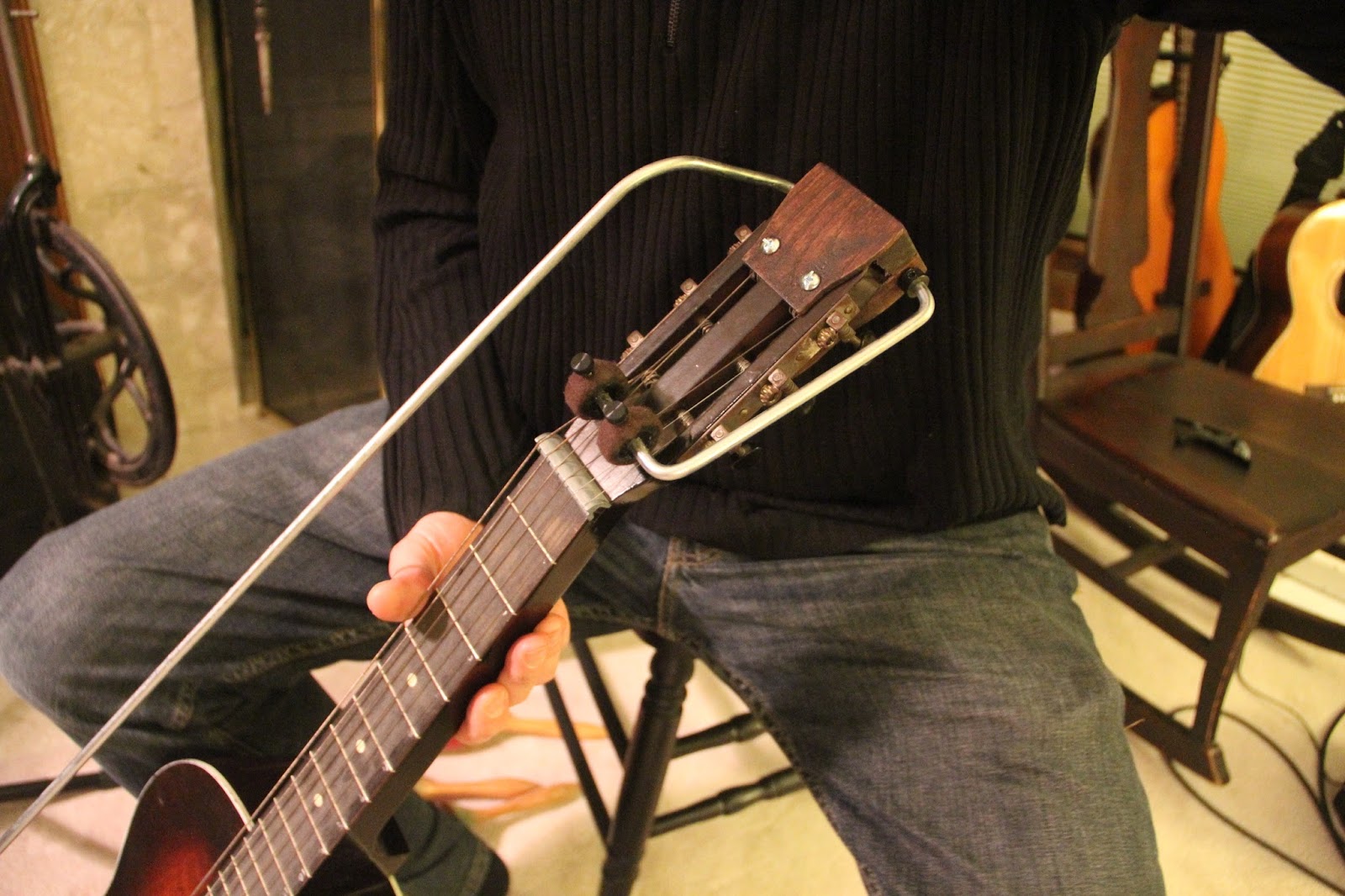 Travelogue, by Jon Sonnenberg Vintage Lap Steel with Custom Whammy Bar