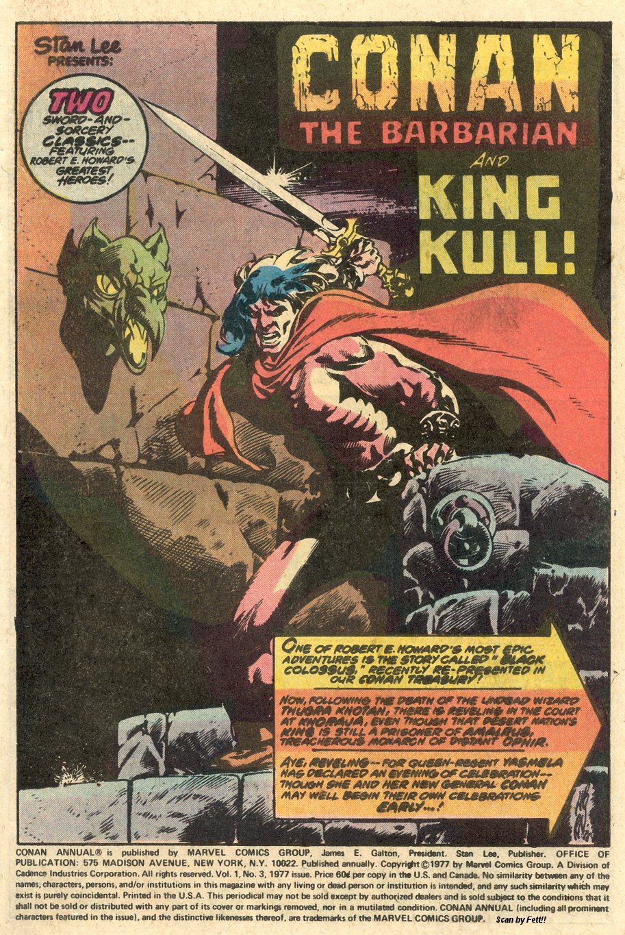 Read online Conan the Barbarian (1970) comic -  Issue # Annual 3 - 2