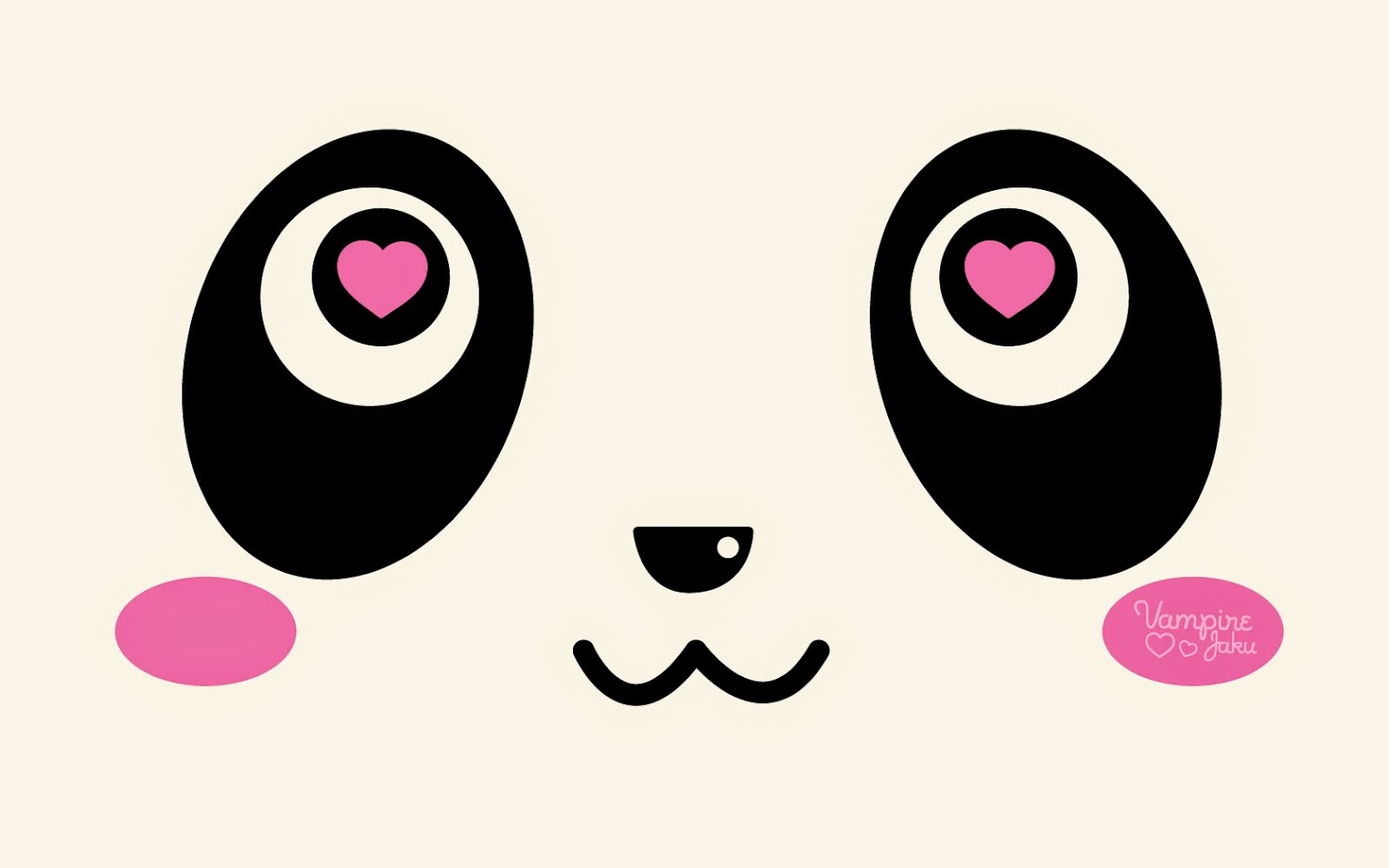 Panda_Face_Loves_You_Wallpaper_by_VampireJaku