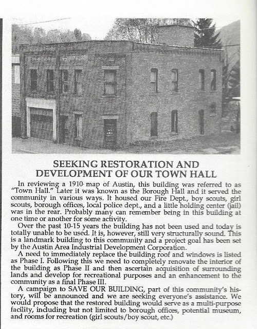 Awesome Austin The Old Town Hall Building, Austin, Pennsylvania