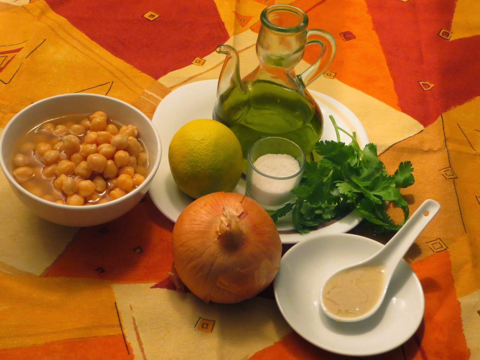 garbanzos salteados con arroz y pasas 