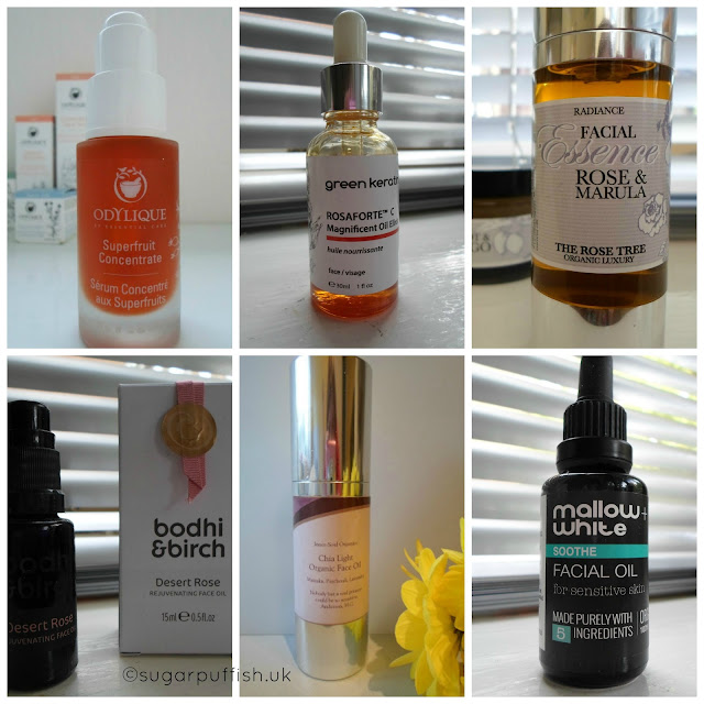 Chosen by Sugarpuffish 14 Natural and Organic Facial Oils and Serums