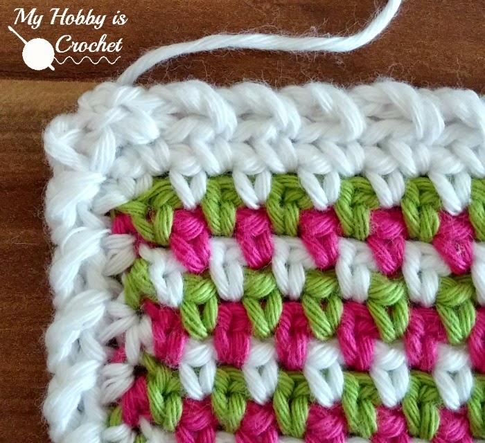 Moss Stitch Coasters - Free Crochet Pattern with Tutorial