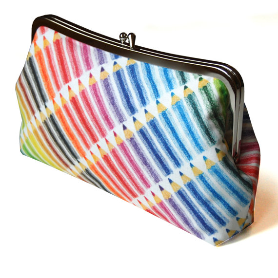 Shelley Made Coloured Pencil Purse