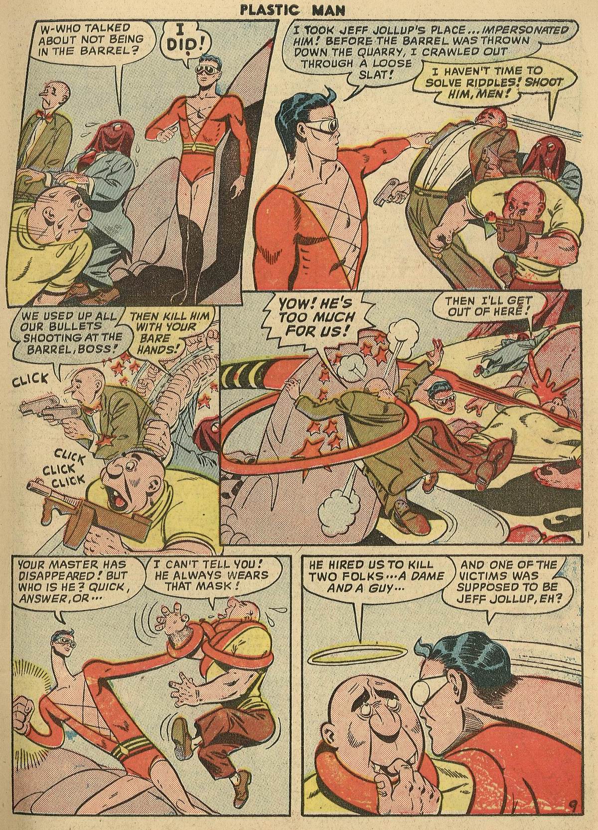 Read online Plastic Man (1943) comic -  Issue #16 - 12