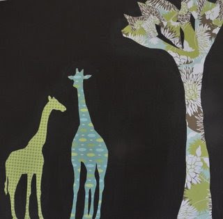 decoración de interiores idea para decorar paredes con jirafas
