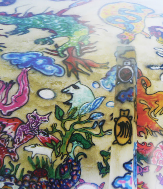 Painting from inside the Turtle, Ronni Ahmed