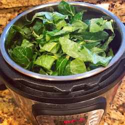 collard greens pressure cooker stove ever cook pot method stirring under recipes instant simmer stir occasionally stovetop serve bring minutes