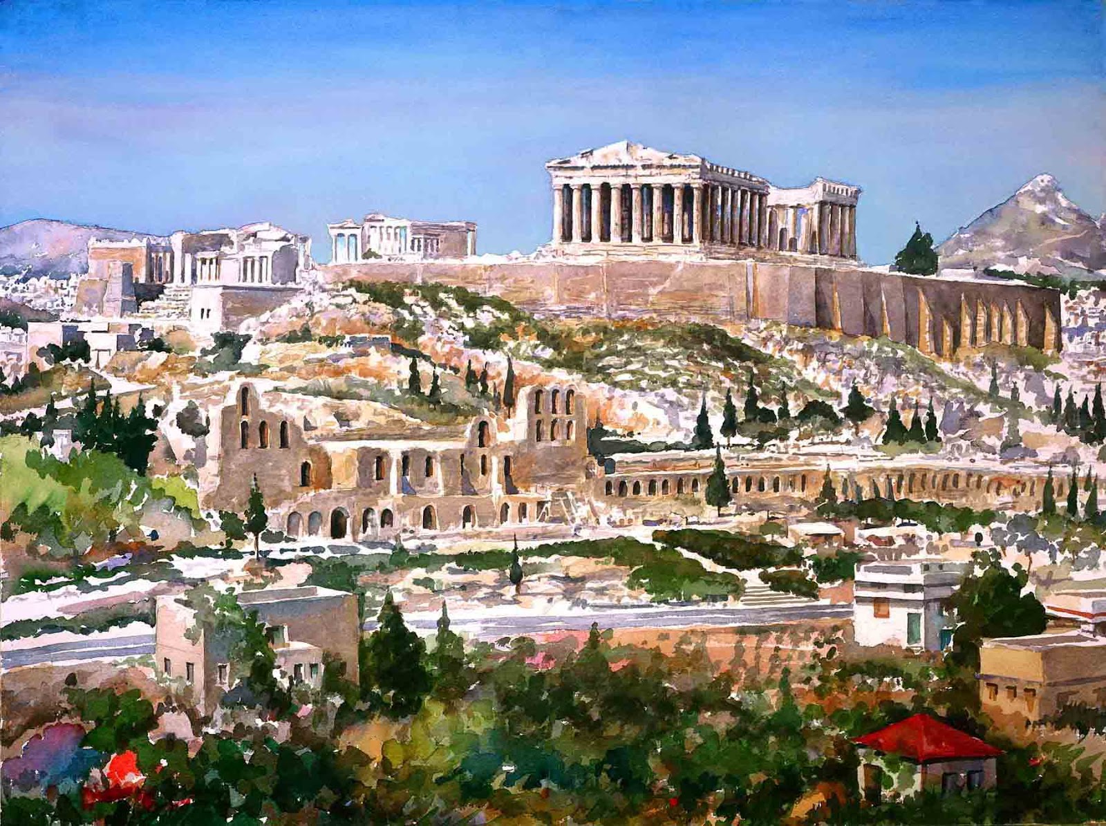 World Visits: Acropolis Of Athens Is An Ancient Citadel In Greece
