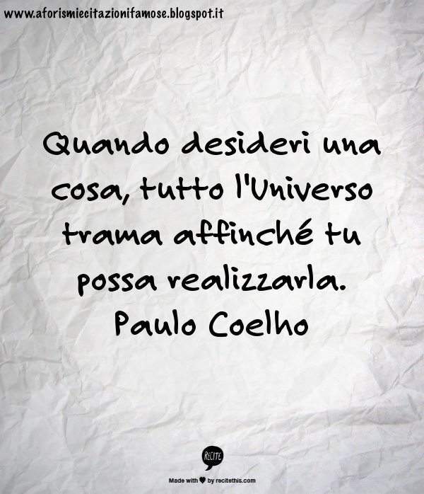 Frasi Belle Di Paulo Coelho