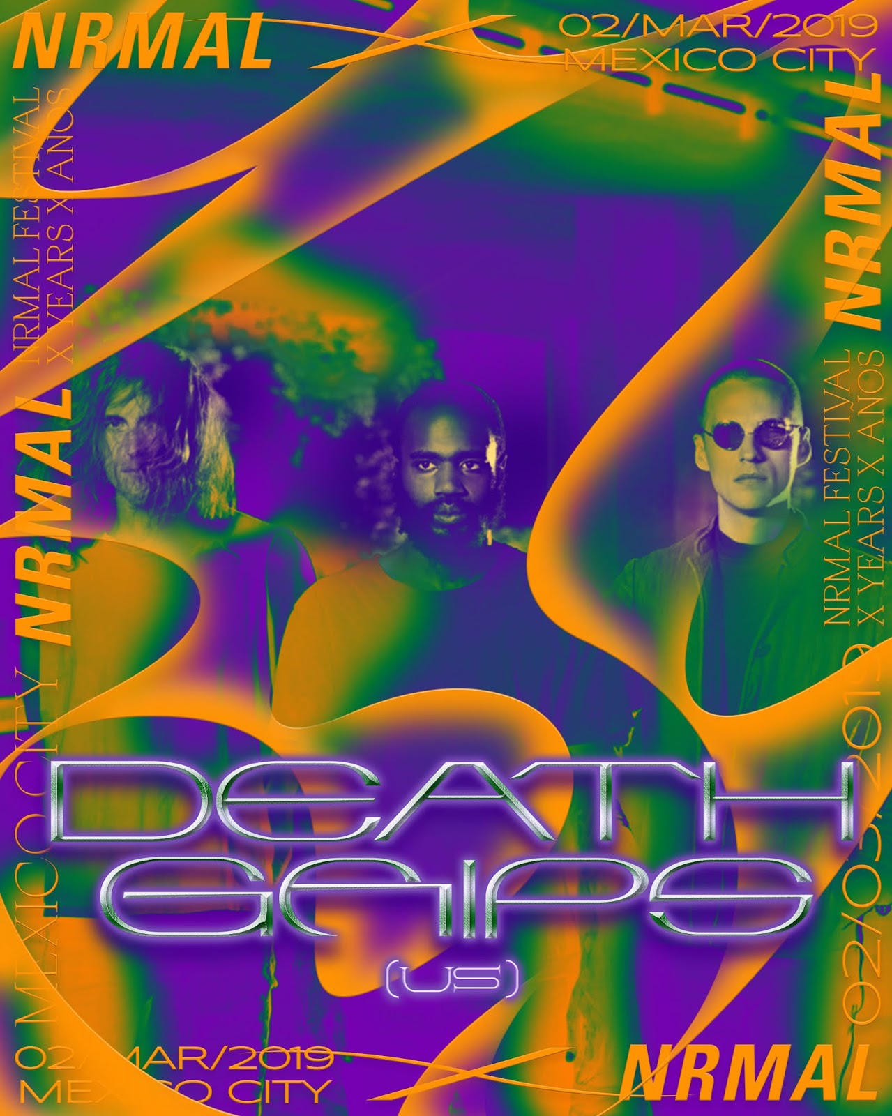 DEATH GRIPS SE SUMA A FESTIVAL NRMAL ROCK360MX