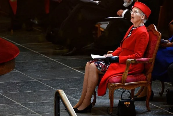 Queen Margrethe II (Crown Princess Margrethe) got married to the late Henrik de Laborde de Montpezat, at Holmens Kirke