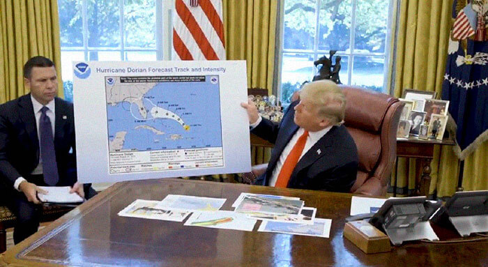 Trump Showed An Outdated Hurricane Dorian Map With Alabama Circled With Sharpie And Inspired 30 Epic Memes