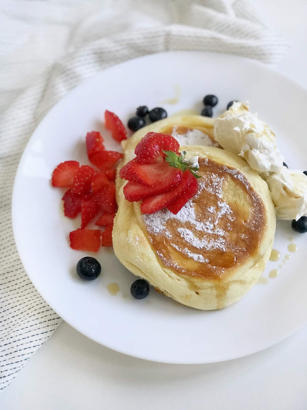 Japanese Soufflé Pancake Recipe / LUCY LOVES TO EAT