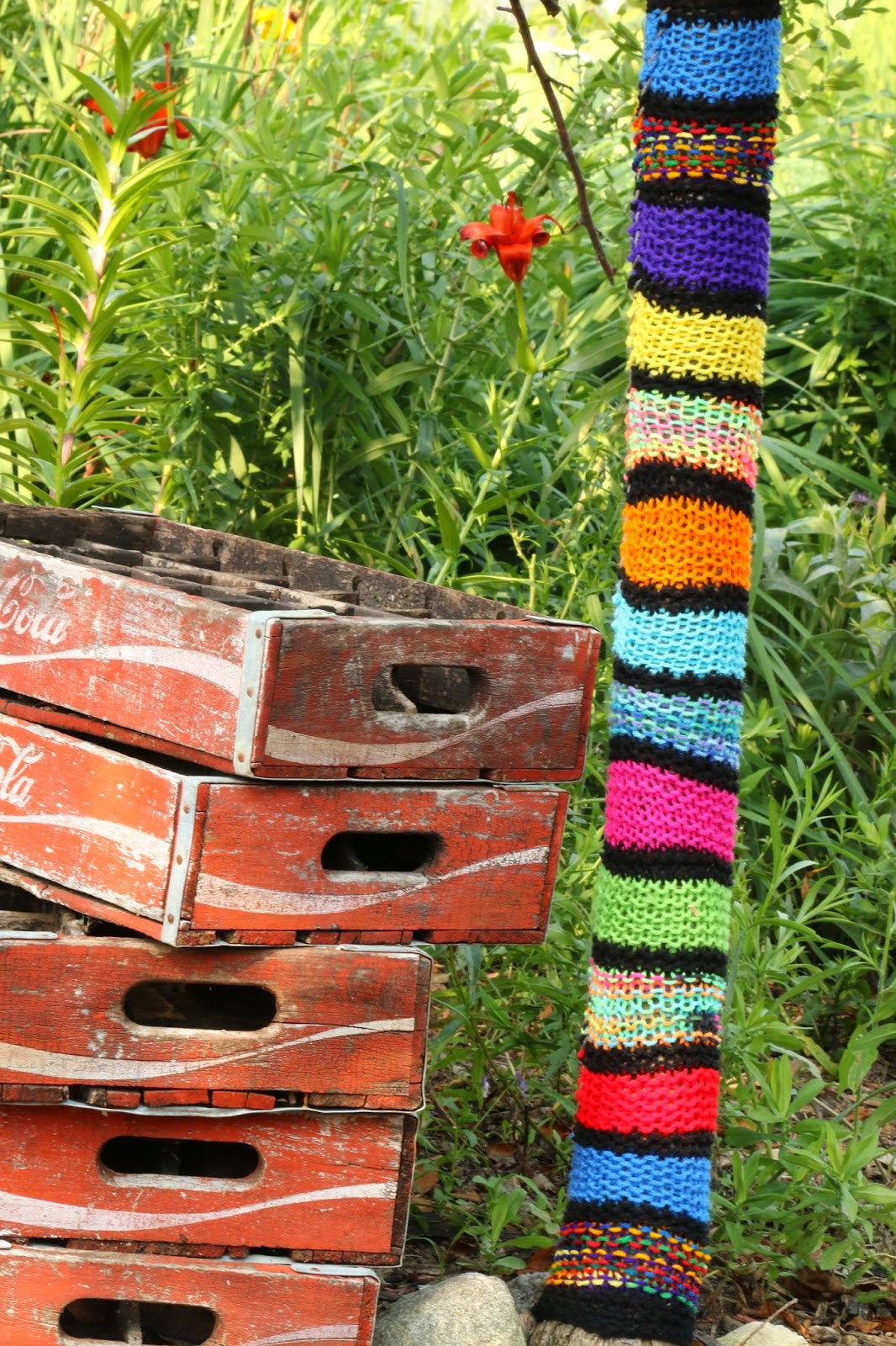 Life Through the Lens Yarn Bombing a New Fascination