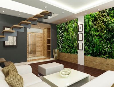 Salas con Jardines Verticales | Ideas para decorar, diseñar y mejorar