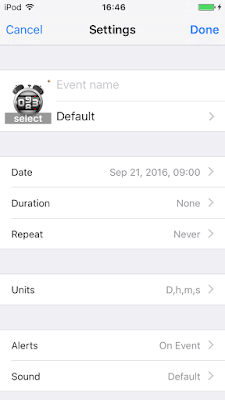 Reminder and Countdown Application Reminder App