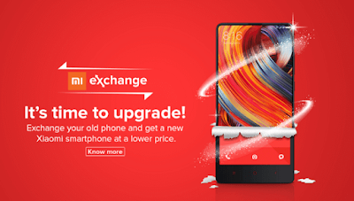 Mi Mobile exchange offer on Old mobile