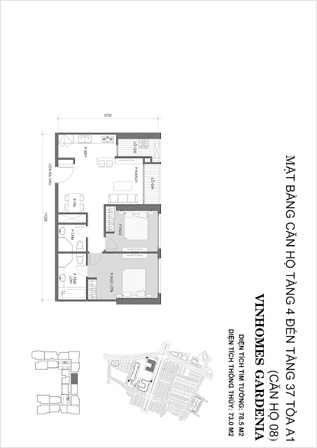 Cần bán căn 2 ngủ tòa A1 dự án Vinhomes Gardenia Mỹ Đình tầng đẹp view đẹp  Tôi đang phân phối căn hộ số  08  tầng 14  thiết kế 2  8
