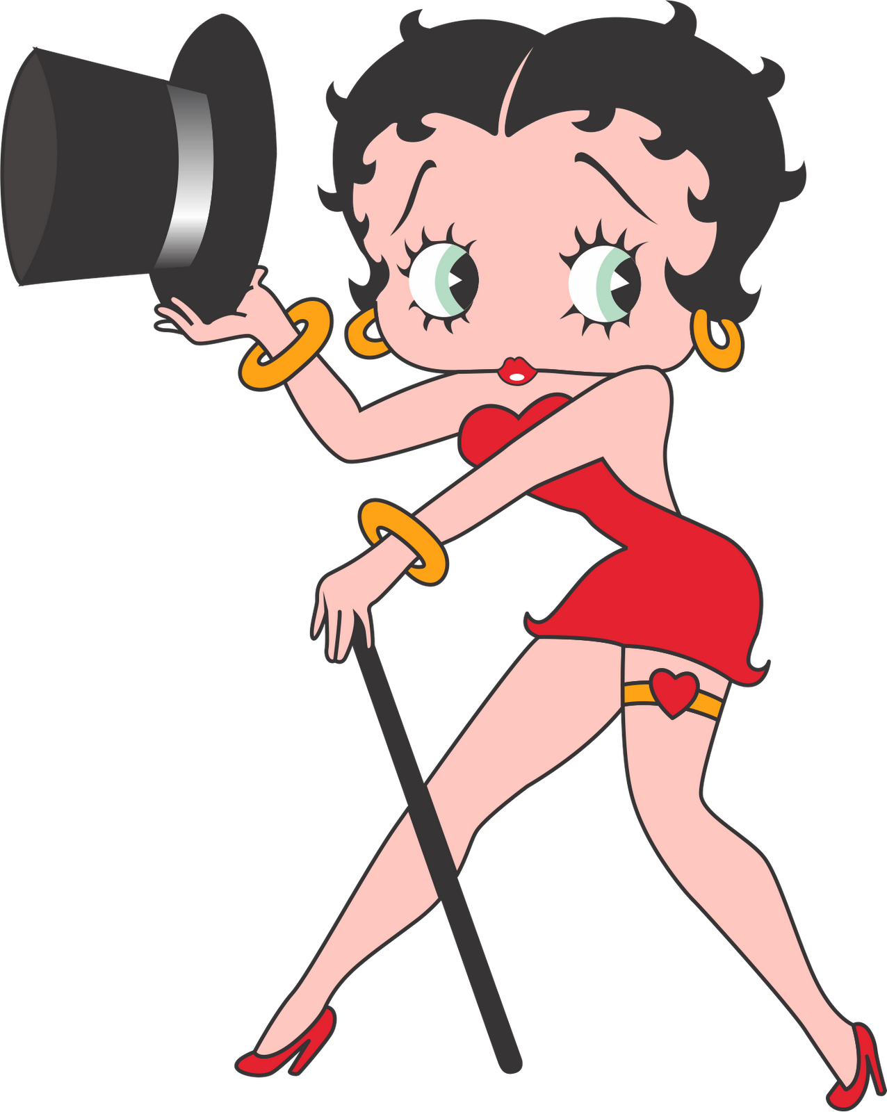 Betty Boop PNG descarga gratis.