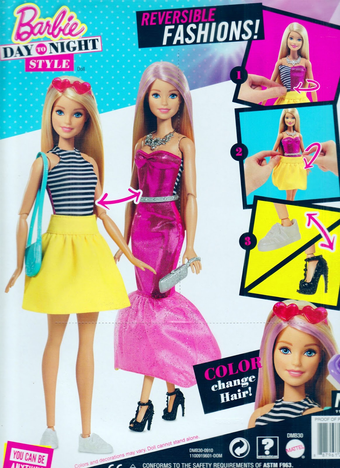 barbie day to night style doll