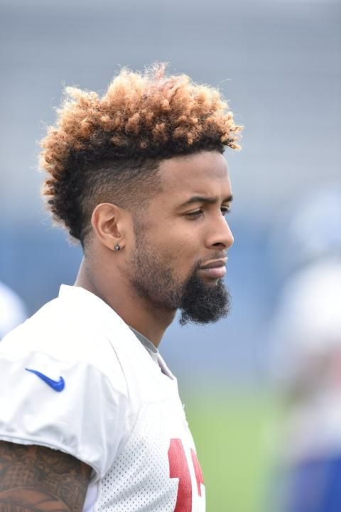 Cabelo Crespo Cabelos Masculinos Pintados De Loiro Luzes Branca No