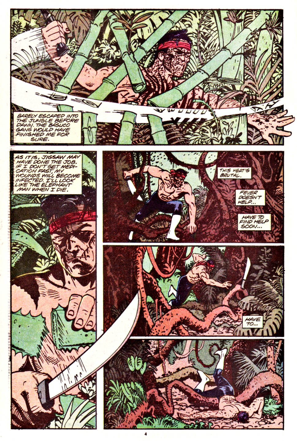 The Punisher (1987) Issue #39 - Jigsaw Puzzle #05 #46 - English 5