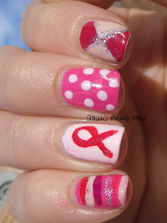 breast cancer awareness october nail notd pink 10th skittle month mani might know