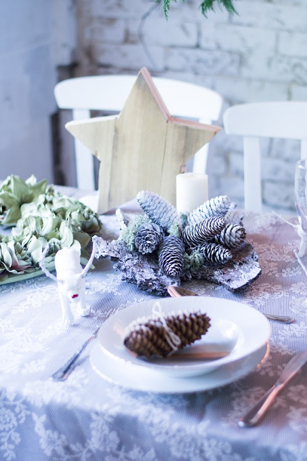 Decoración Mesa Navidad