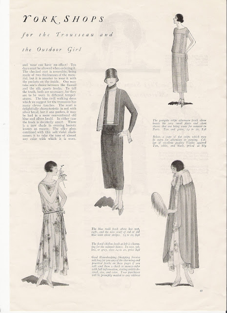 Apron History: Good Housekeeping 1924 Fashion, part 1