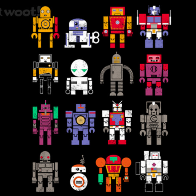 Today's T : 今日の映画やアニメの人気ロボット Tシャツ