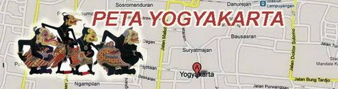 peta yogyakarta - panduan jalan-jalan ke jogja