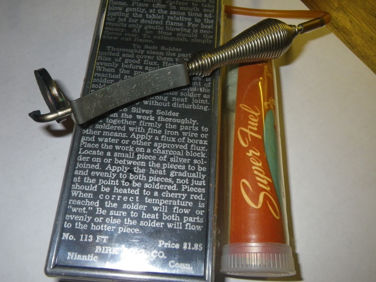 Sunday Historical Vintage Jewelers Blow Torch